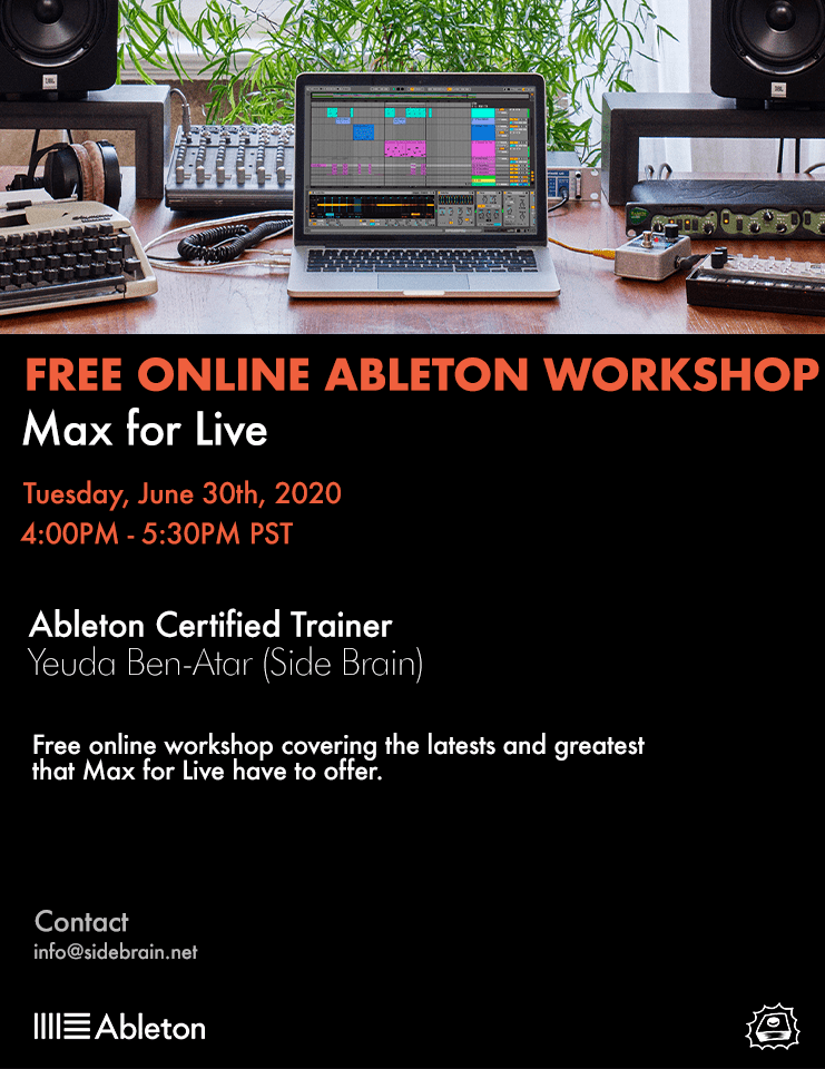 Free Max for Live Online Workshop