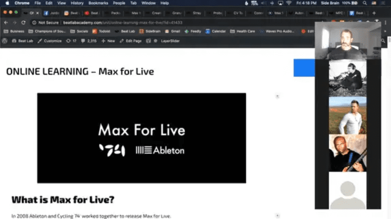Free Online Ableton Workshop – Max for Live