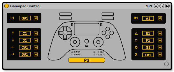 Gamepad Control device preview