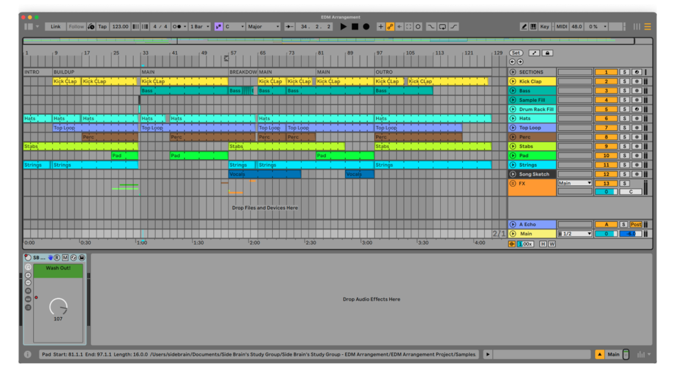 EDM Arrangement - Side Brain