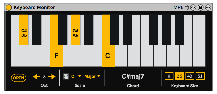Keyboard Monitor device preview