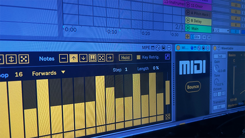 midi bounce f2