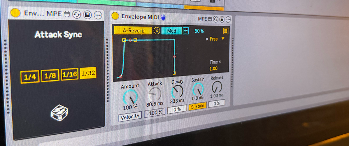 Envelope MIDI Attack Sync Comp