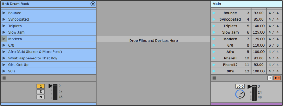 RnB Drum Programming - Side Brain