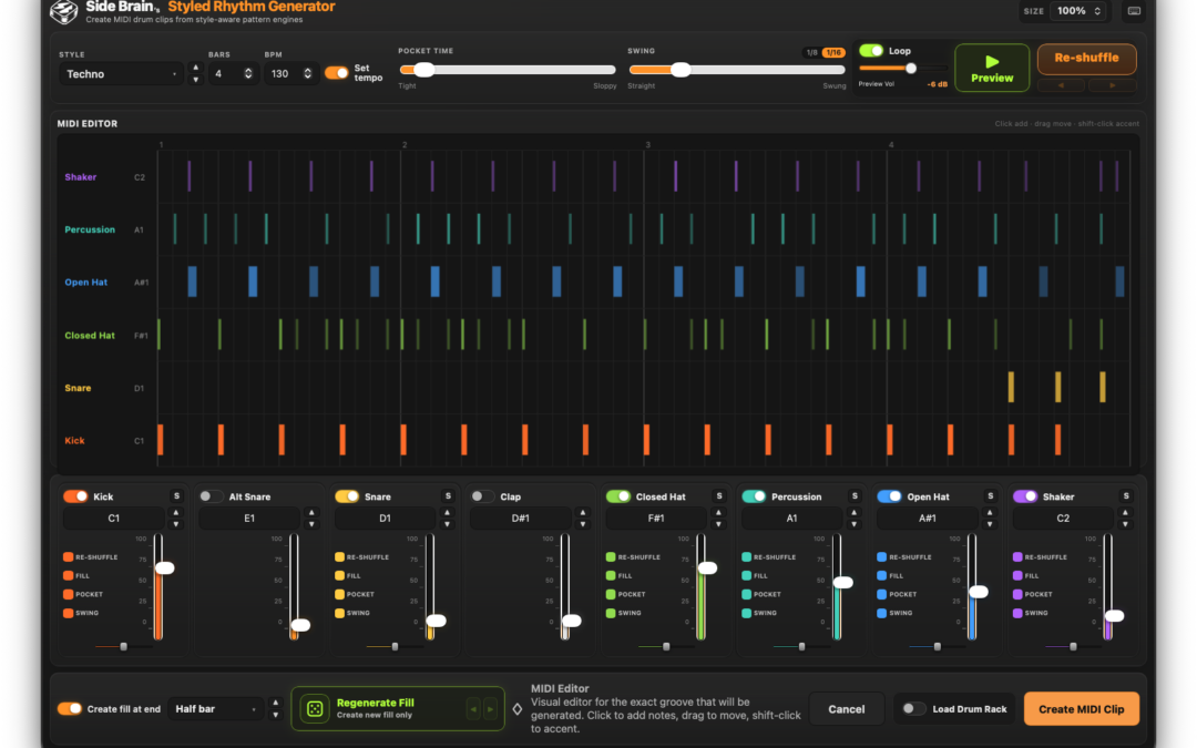 Styled Rhythm Generator