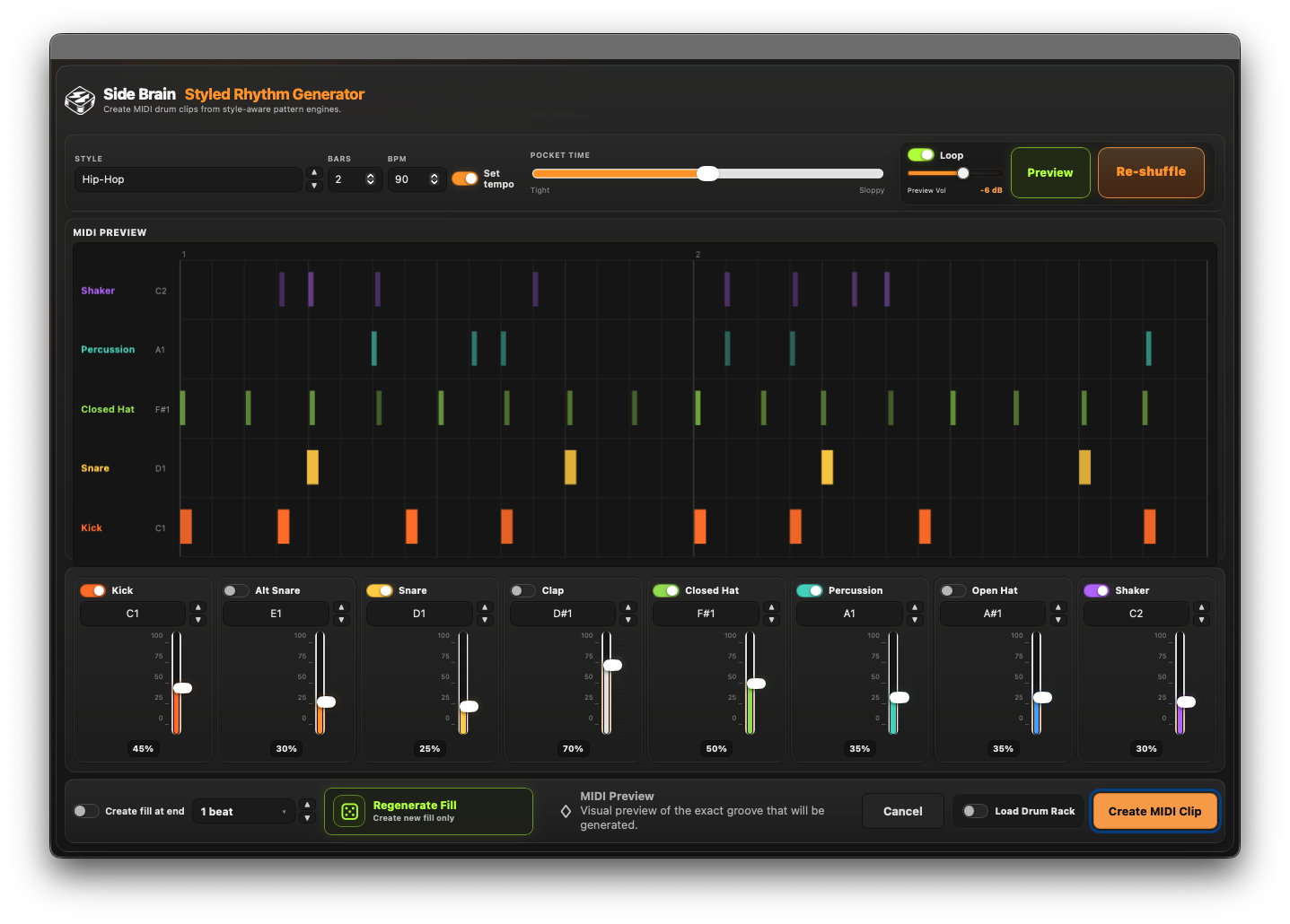 Styled Rhythm Generator Release