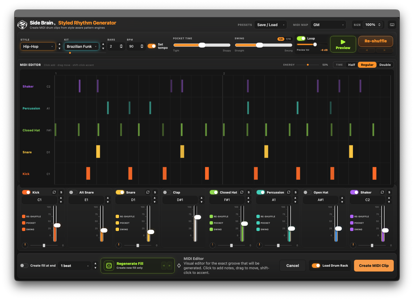 Styled Rhythm Generator 1.3.0