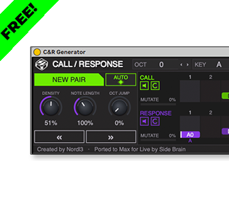 Call & Response Generator device preview