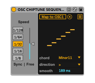 Chiptune OSC device preview