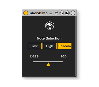 Chord2Melody device preview