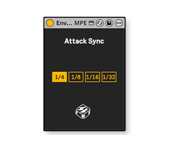 Envelope Attack Sync device preview