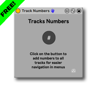 Track Numbers device preview