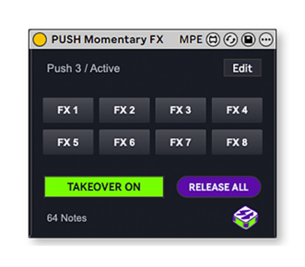 PUSH Momentary FX Utility device preview
