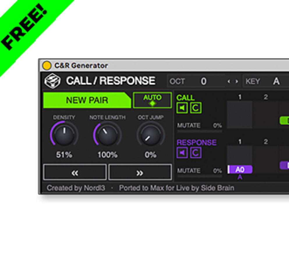 Call & Response Generator device preview