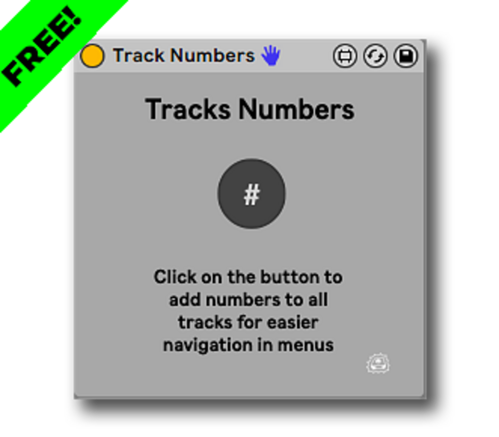 Track Numbers device preview